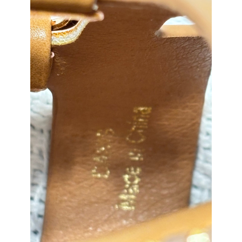 NWT Faux Leather Jason Wu Tan "Danis" Slip-On Slide Sandals Women's Size 9.5 - Picture 6 of 6